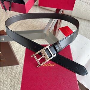 Cartier Santos Reversible Leather Belt
